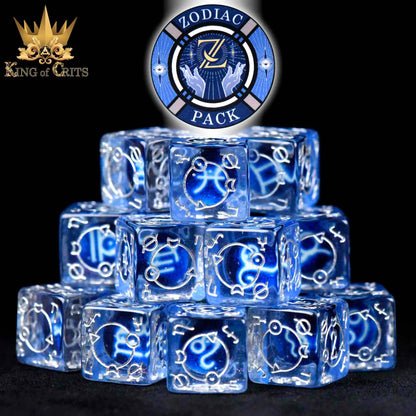 Zodiac Pack - 12D6 Dice Set